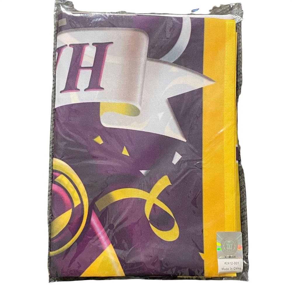 LSU Tigers New In Package New Year Hanging Flag Banner Football Gameday Tailgate - Picture 5 of 6
